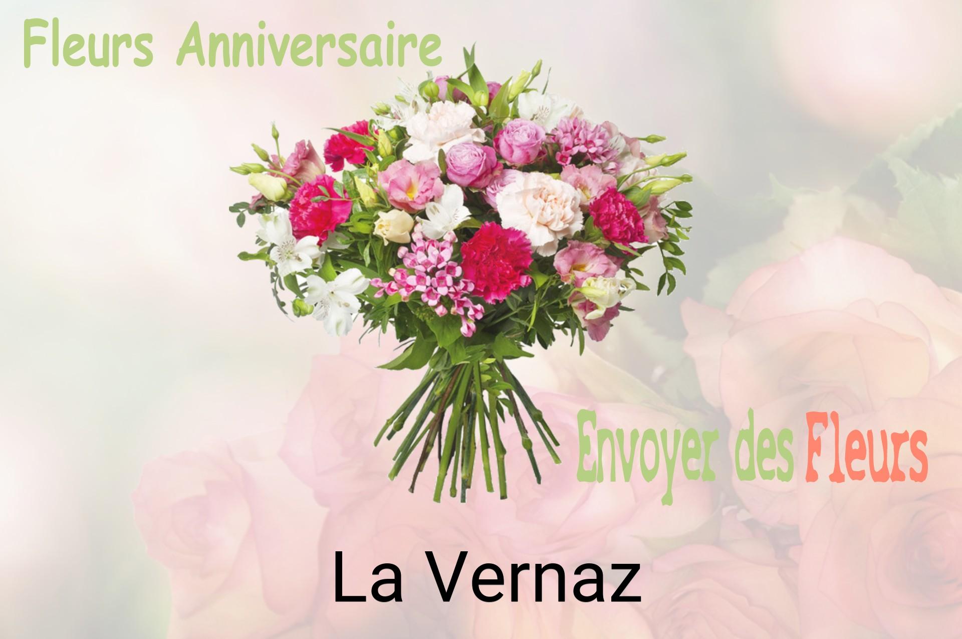 Bouquet de fleurs d’anniversaire livré à La Vernaz